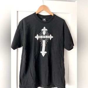 WWE ORIGINAL VINTAGE TSHIRT HBK WRESTLE MANIA SHAWN MICHAELS Black Large